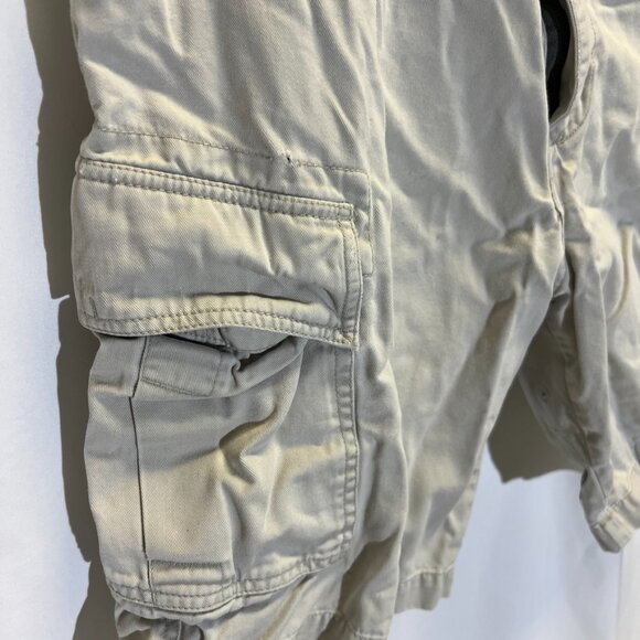 Volcom Stone Scout Tread Lightly Vintage Cargo Khaki Shorts - Picture 3 of 16